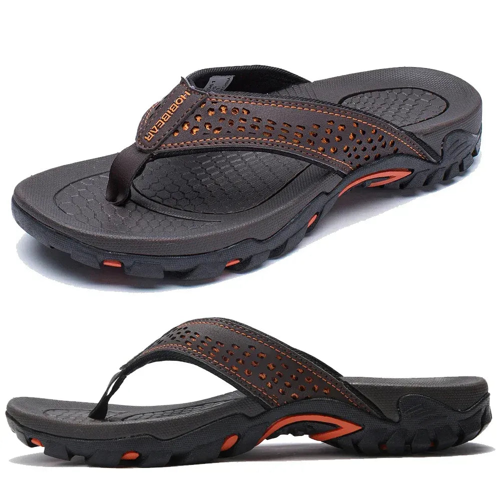 Herren Zehentrenner-Sandalen mit Fußgewölbestütze – Sportlich & Orthopädisch, Ideal für Alltag, Strand und Outdoor