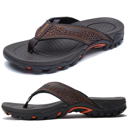 Herren Zehentrenner-Sandalen mit Fußgewölbestütze – Sportlich & Orthopädisch, Ideal für Alltag, Strand und Outdoor