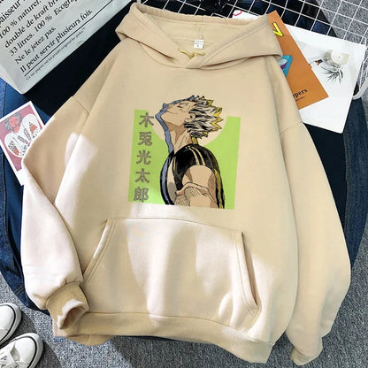 Unisex Kapuzenpullover mit Anime-Druck