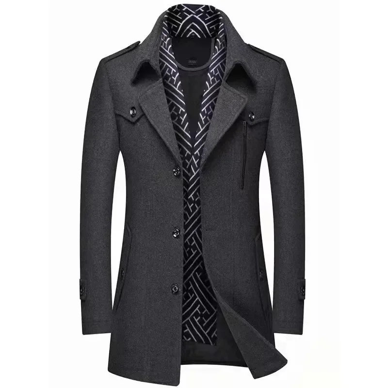 Herren Wintermantel Klassisch Modern – Eleganter Freizeit- und Business-Look
