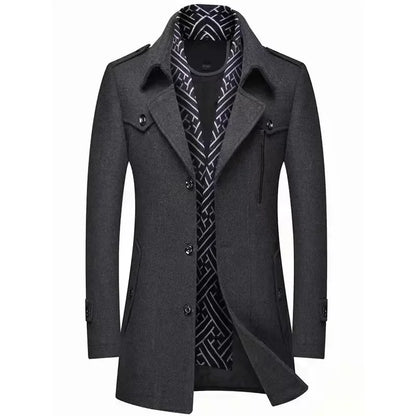Herren Wintermantel Klassisch Modern – Eleganter Freizeit- und Business-Look