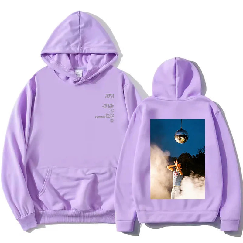 Unisex Kapuzenpullover mit aufgedrucktem Text und Motiv