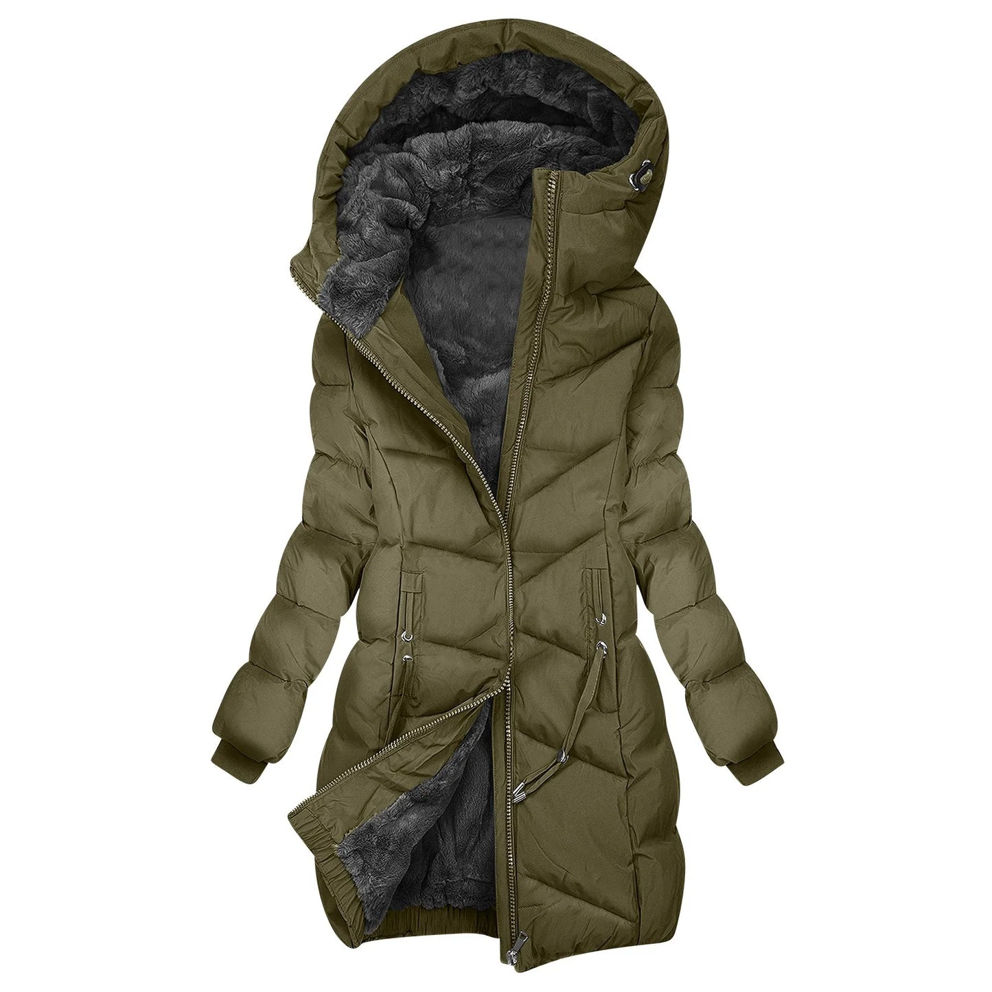 Damen Wintermantel mit Kapuze – Stylisch & Warm durch die Kalte Jahreszeit