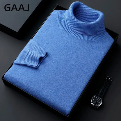 Rollkragenpullover für Herren, Feinstrick