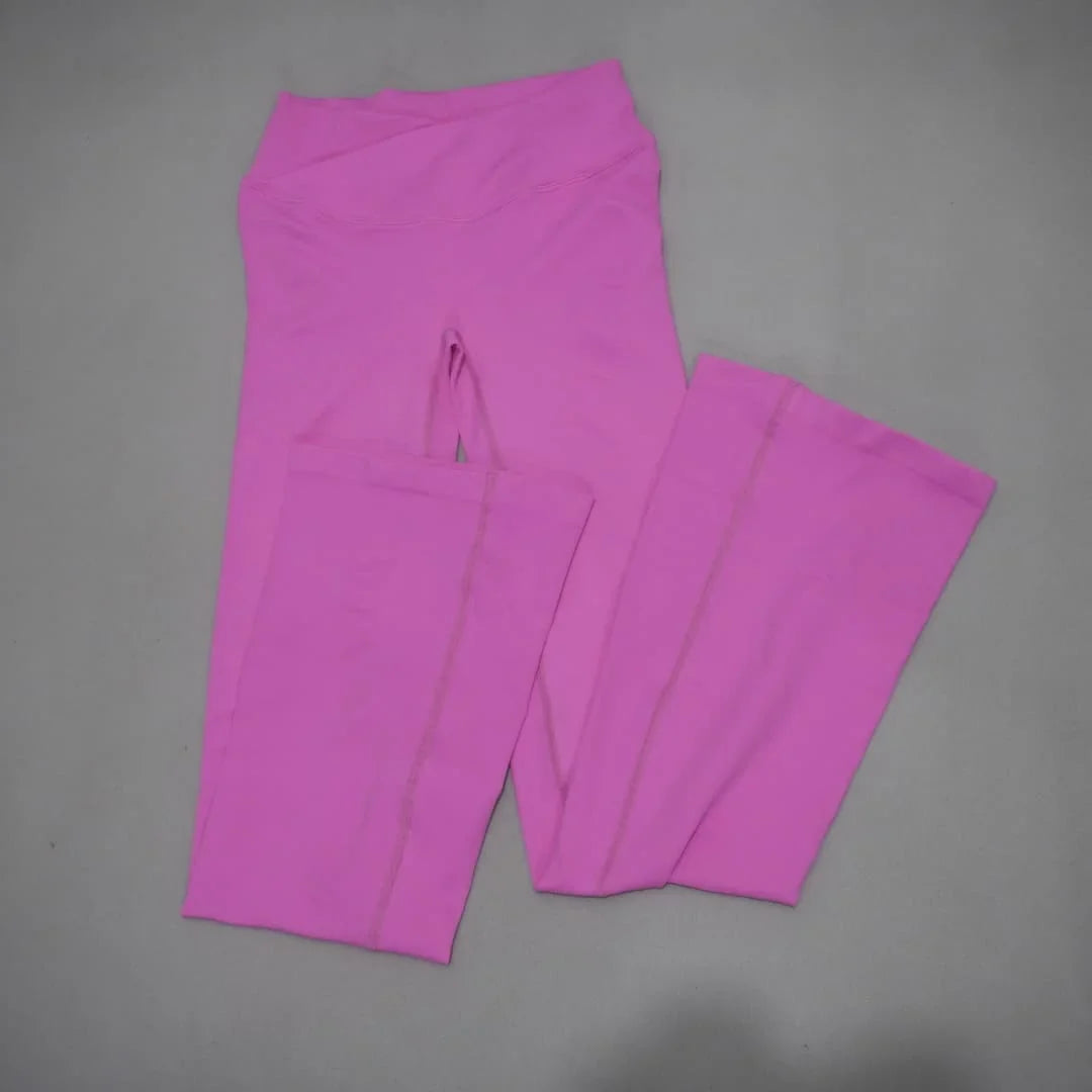 Damen Yoga Hose mit hohem Bund, Bootcut Sportleggings
