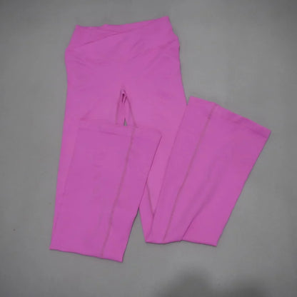 Damen Yoga Hose mit hohem Bund, Bootcut Sportleggings