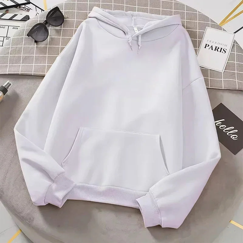 Unisex Basic Hoodie mit Kapuze und Kängurutasche – bequemer Kapuzenpullover