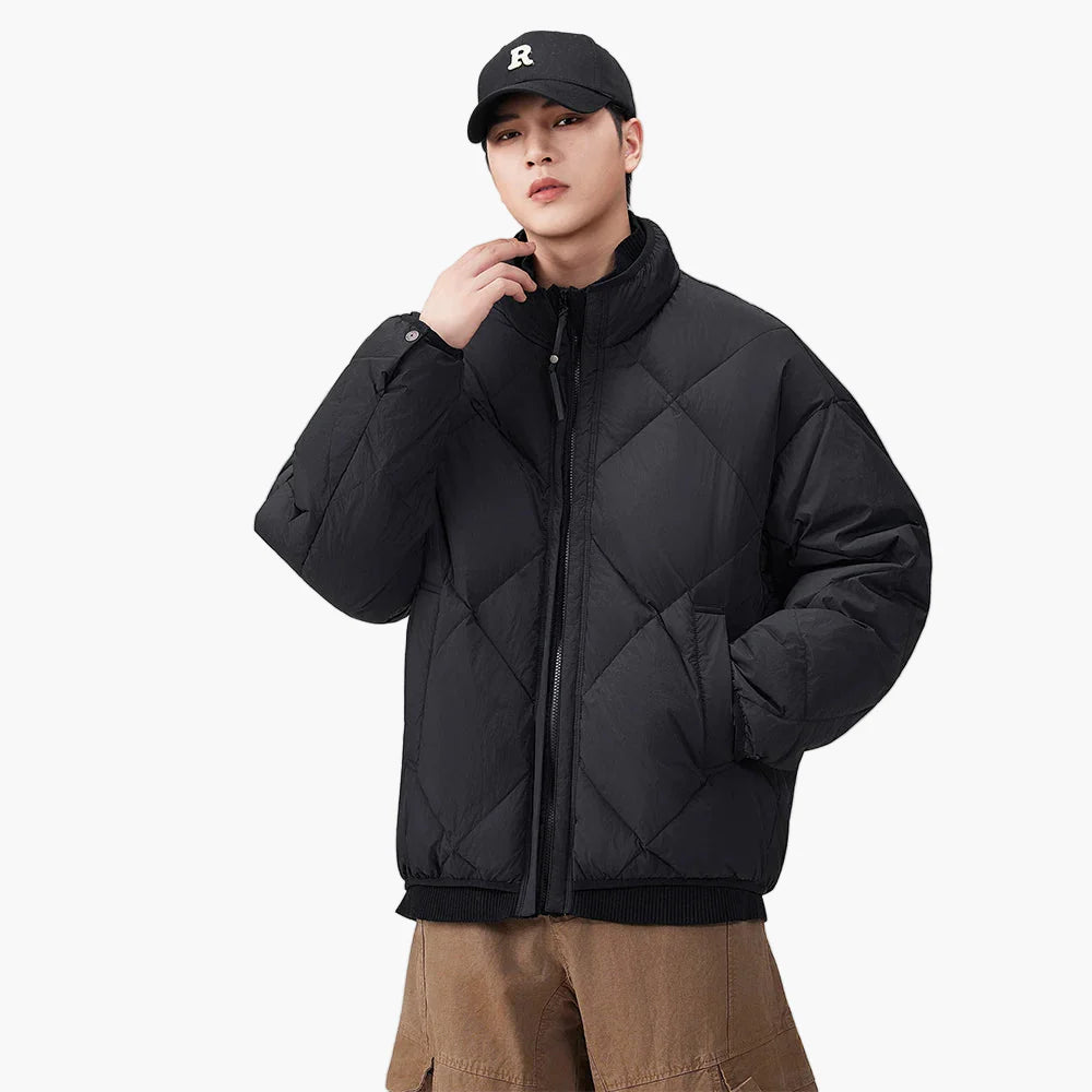 Herren Oversized Steppjacke für Freizeit und Alltag – Moderner Look, Komfortabler Sitz