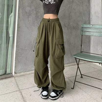 Loose Cargo Hose für Damen - Weite Passform mit Taschen