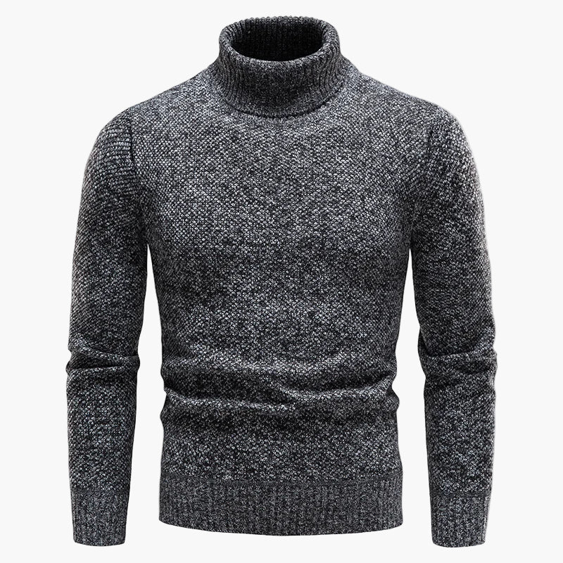 Herren Rollkragenpullover Strick Modern Freizeit Winter Elegant