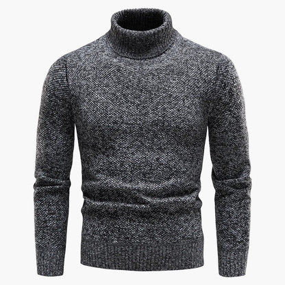Herren Rollkragenpullover Strick Modern Freizeit Winter Elegant
