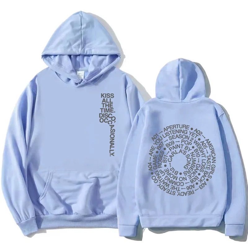 Unisex Kapuzenpullover mit aufgedrucktem Text und Motiv