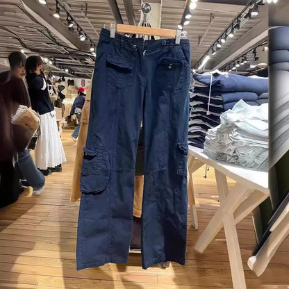 Loose Fit Cargohose für Damen mit mehreren Taschen