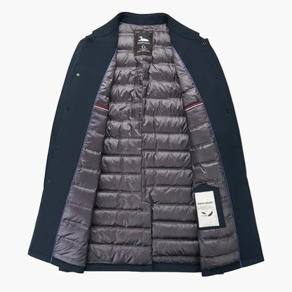 Herren Steppmantel Eleganter Business-Look Übergangsjacke