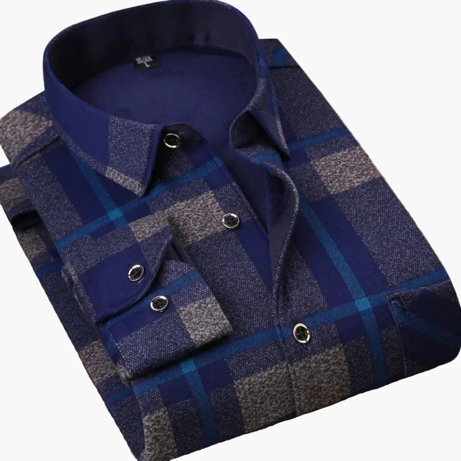Herren Flanellhemd Kariert – Freizeit & Alltag – Klassischer Stil