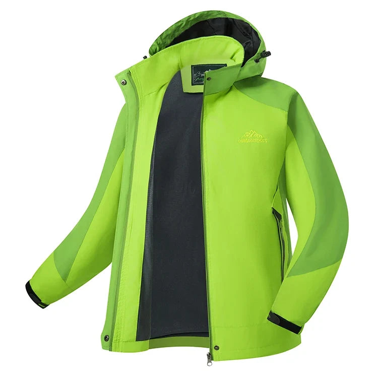 Damen Outdoorjacke mit Kapuze – Mehrfarbig