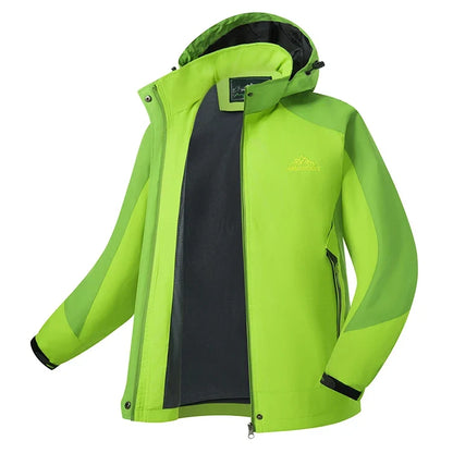 Damen Outdoorjacke mit Kapuze – Mehrfarbig