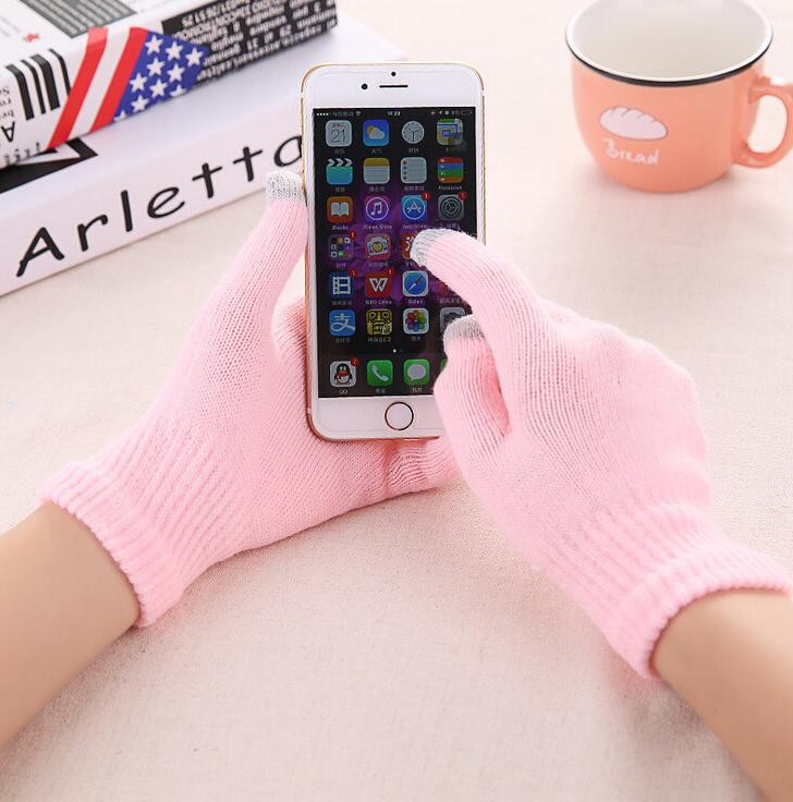 Winterhandschuhe für Damen mit Fleecefutter & Kunstfellbesatz, weiches Material