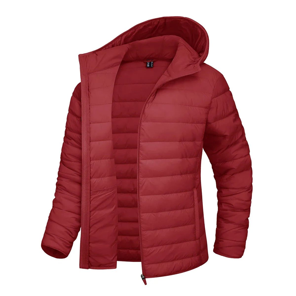 Steppjacke Damen mit Kapuze Leicht Übergangsjacke Casual Outdoor Jacke