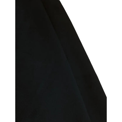 Herren Weite Hose Schwarz Kordelzug Baggy Freizeithose mit Nahtdetails