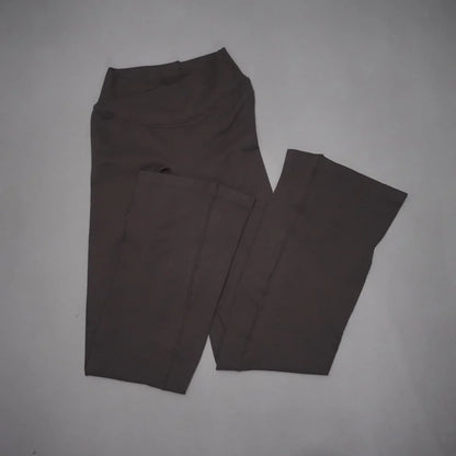 Damen Yoga Hose mit hohem Bund, Bootcut Sportleggings