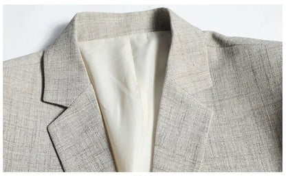Herren Blazer Modern Business Casual – Eleganter Einreiher Sakko für Büro und Freizeit