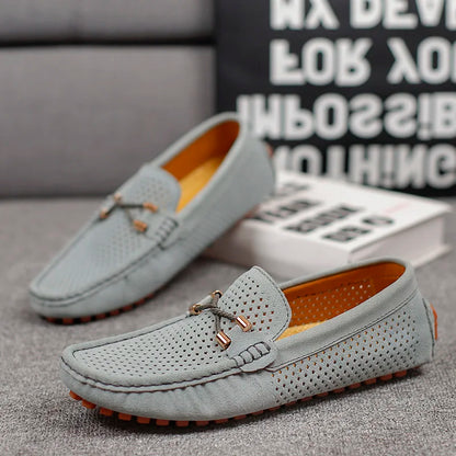 Herren Mokassin Loafer – Eleganter Freizeit- und Business-Slipper, Atmungsaktiv, Bequem