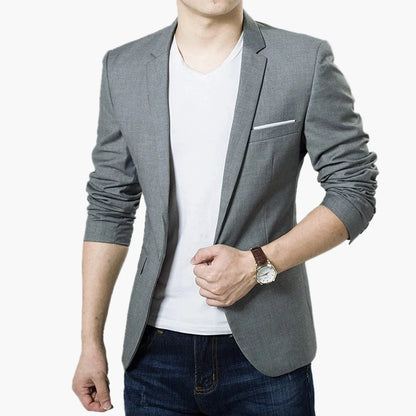 Herren Blazer Slim Fit – Eleganter Freizeit- und Business-Sakko für moderne Outfits