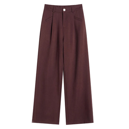 Damen Weite Hose mit hohem Bund und weitem Bein – Verschiedene Farben und Längen