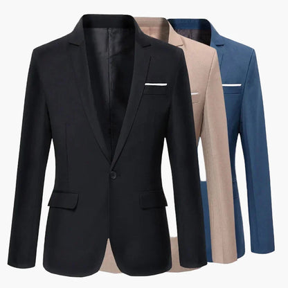 Herren Blazer Slim Fit Business Sakko – Modernes, Elegantes Jackett für Büro & Anlässe