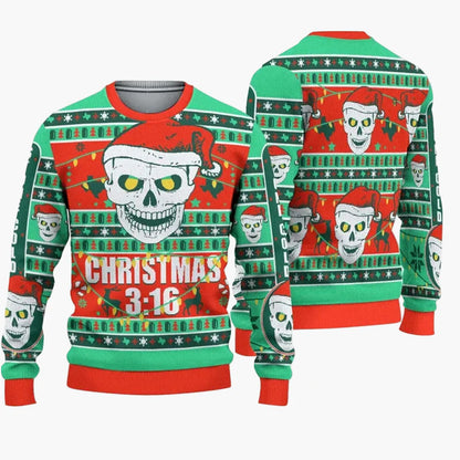 Herren Ugly Christmas Sweater – Lustiger Weihnachtspullover mit Spruch und Motiv, ideal für Weihnachtsfeiern