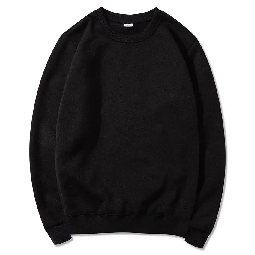 Unisex Langarm Sweatshirt Pullover Rundhalsausschnitt Freizeit