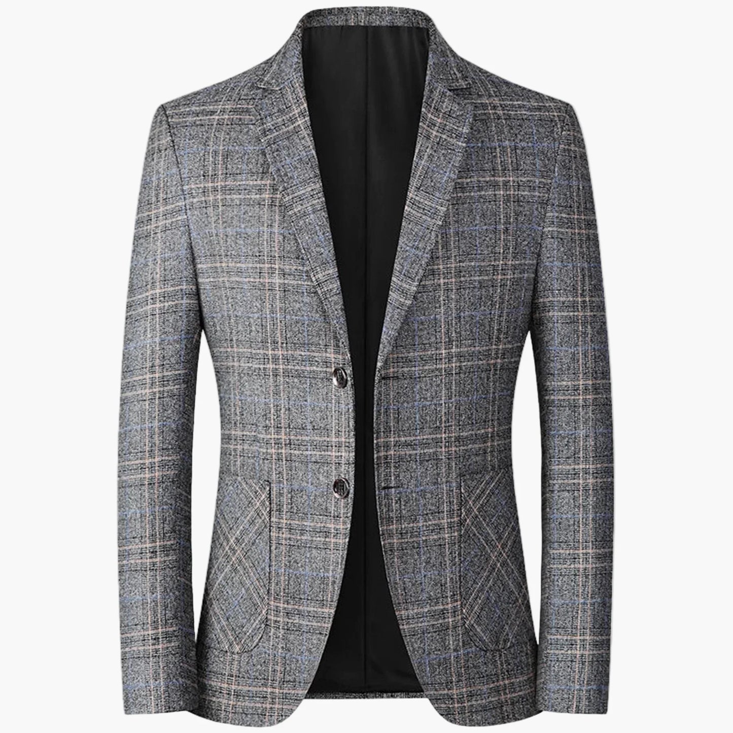 Herren Modernes Business Sakko – Eleganter Anzugblazer im Karomuster für Büro & besondere Anlässe