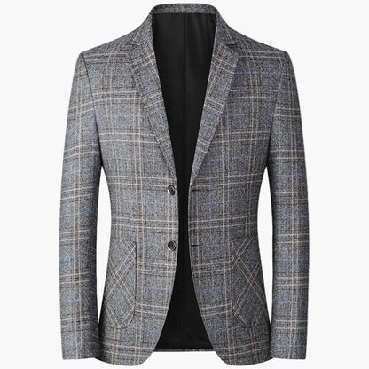 Herren Modernes Business Sakko – Eleganter Anzugblazer im Karomuster für Büro & besondere Anlässe