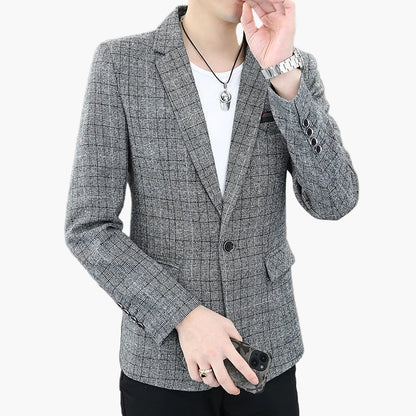 Herren Modernes Business Casual Sakko – Eleganter Blazer für Büro & Freizeit