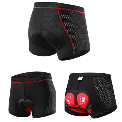 Herren Fahrradhose mit 5D-Gel-Polster – Atmungsaktive, stoßdämpfende Radunterhose für Mountainbike, Rennrad & Pendler