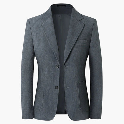 Herren Cord Sakko Blazer Klassisch Elegant für Büro und Freizeit