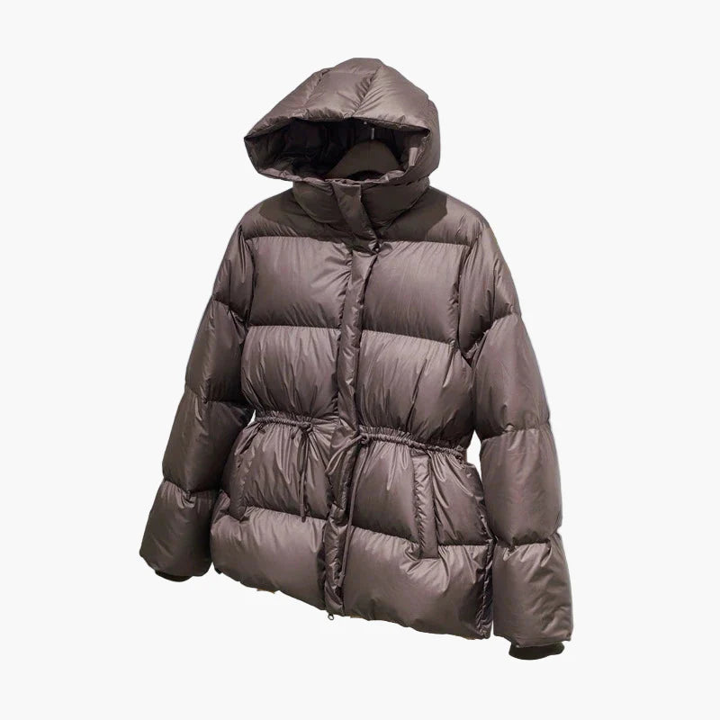 Damen Winter Steppjacke mit Kapuze – Warmer Outdoor Casual Mantel