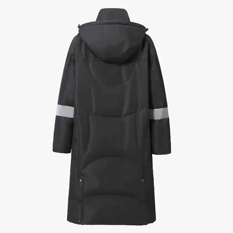 Herren Winter Steppmantel Outdoor Parka – Warm, Langer Schnitt, Urban Style