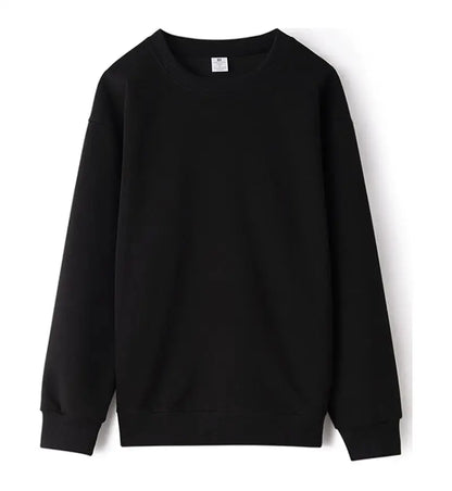 Unisex Langarm Sweatshirt Basic Rundhals in verschiedenen Farben