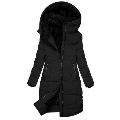 Damen Wintermantel mit Extragroßer Kapuze – Stylischer Kälteschutz für den Alltag