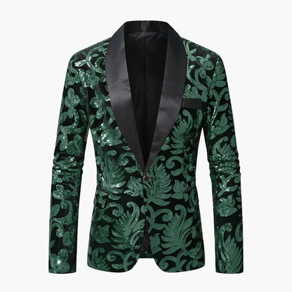 Herren Luxus Smoking Sakko für festliche Anlässe – Eleganter Party- und Bühnen-Blazer im modernen Design