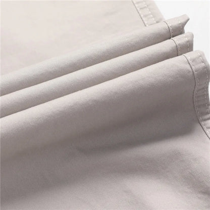 Herren Freizeithose mit elastischem Bund – Khaki, Grau, Dunkelgrau