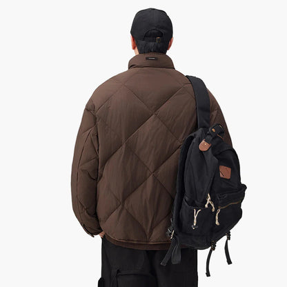 Herren Oversized Steppjacke für Freizeit und Alltag – Moderner Look, Komfortabler Sitz