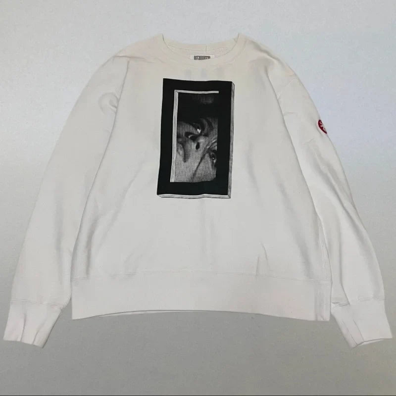 Unisex Langarm Sweatshirt Rundhalsausschnitt mit grafischem Aufdruck