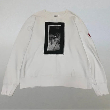 Unisex Langarm Sweatshirt Rundhalsausschnitt mit grafischem Aufdruck