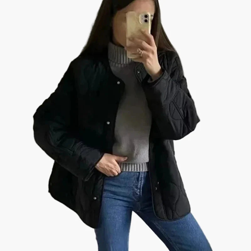 Damen Steppjacke Übergangsjacke Casual Modern