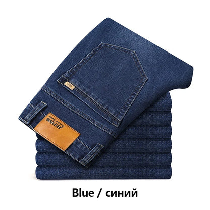 Herren Jeanshose im klassischen Stil, Dunkelblau
