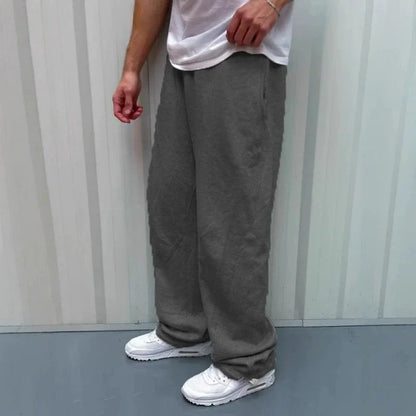 Unisex Jogginghose Schwarz – Bequeme Freizeithose mit Kordelzug und Seitentaschen