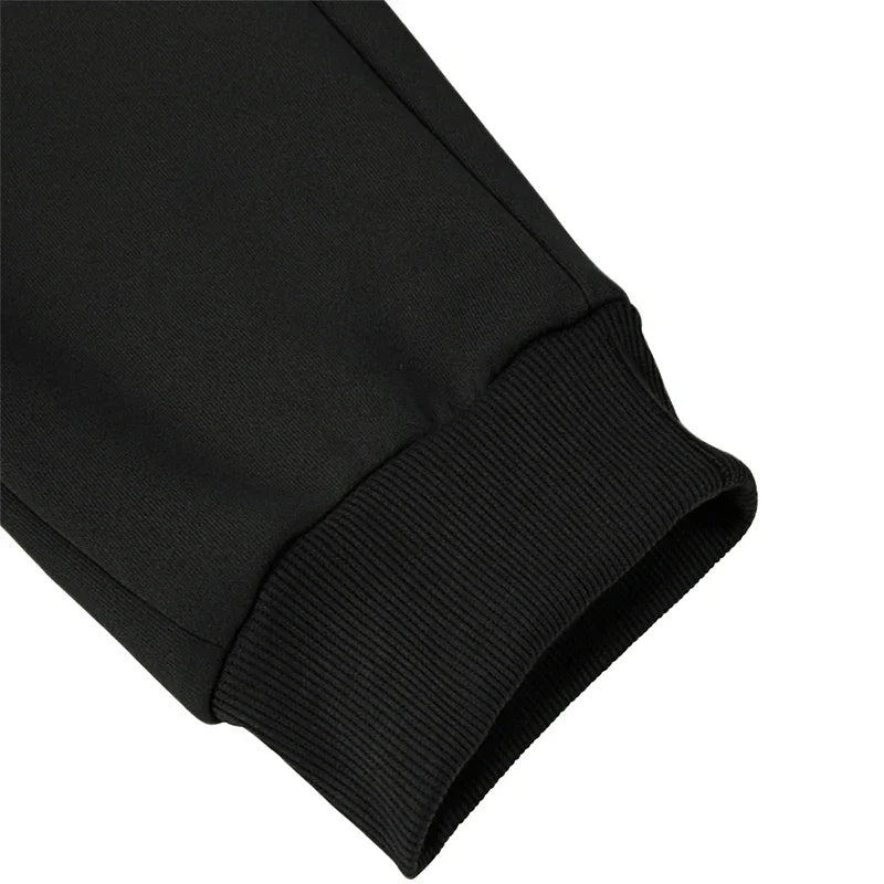 Unisex Jogginghose mit Bergmotiv, elastischer Bund, Kordelzug, Bündchen